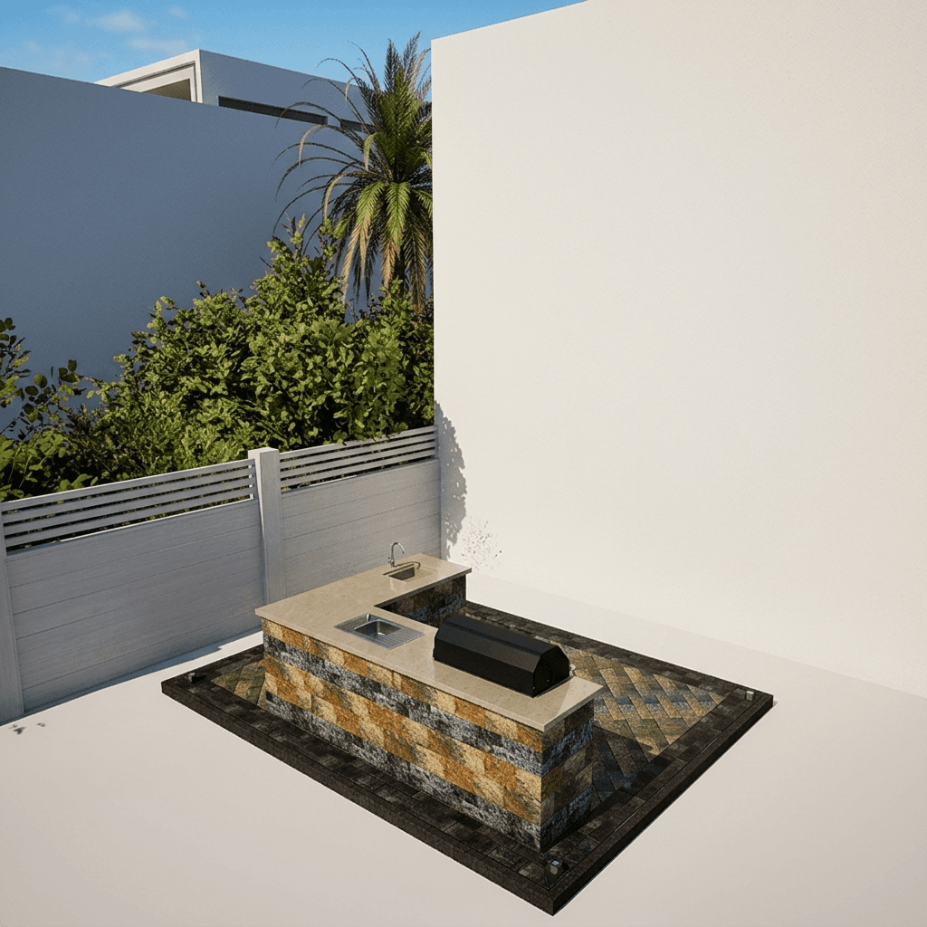 Outdoor Kitchen 4022 - 5.08 x 4.00 m